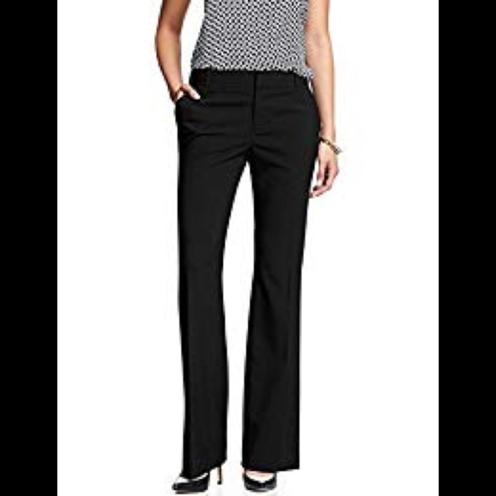 NWT Banana Republic Martin Flare Black Dress Pant